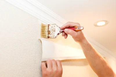 Pose de papier peint à Allevard — revêtements muraux et toiles de verre